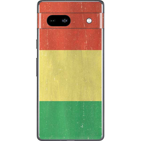 Bolivia Flag Distressed Google Pixel 7a Skin